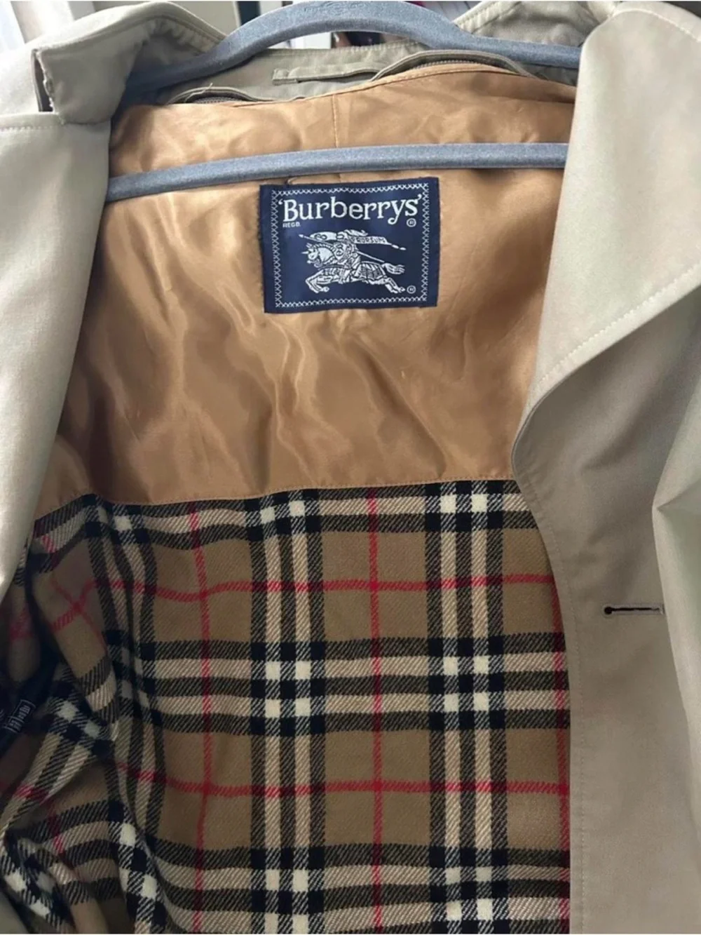Pristine Grail: Vintage Burberrys XLONG Trench Coat + Wool Liner + Belt - Picture 5 of 16